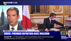 Premier entretien téléphonique entre Emmanuel Macron et Joe Biden