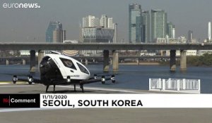 Le taxi-drone fait ses premiers essais à Séoul
