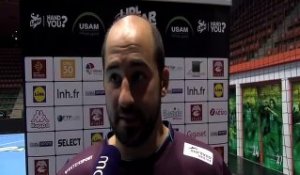 Arnaud Tabarand après la défaite d'Istres Provence Handball à Nîmes