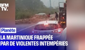 La Martinique frappée par de violentes intempéries