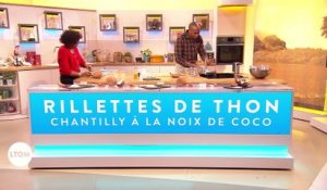 Rillettes de thon chantilly à la noix de coco