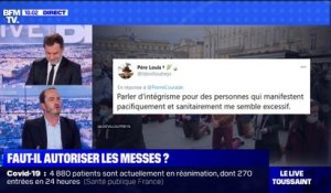 Qui manifeste pour le retour des messes ? L'analyse de Benoît Gallerey