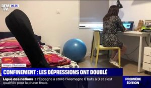 Le nombre de Français déprimés a doublé en un peu plus d'un mois