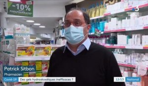 Coronavirus : la répression des fraudes alerte sur l’efficacité des gels hydroalcooliques