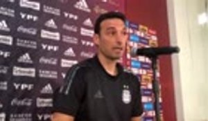 Argentine - Scaloni : "Nous sommes un rival difficile"