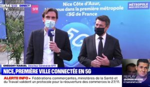 BFMTV teste la 5G depuis Nice, première ville connectée