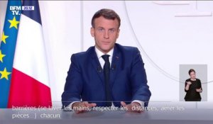 Emmanuel Macron sur Noël: "Veillons à ne pas être trop nombreux à table"