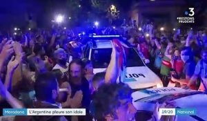 Mort de Maradona : l'Argentine rend hommage à son idole