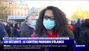 Loi sécurité globale: "Depuis que Didier Lallement a été nommé préfet de police, la capacité de manifester pacifiquement dans Paris s'est réduite" (Audrey Pulvar)