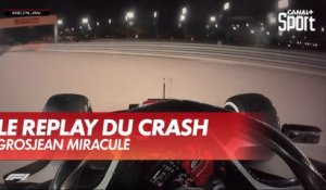 Le replay du crash de Grosjean