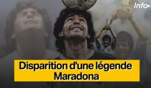 Disparition d'une légende ...Maradona