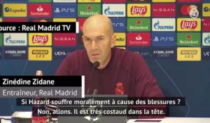 Zidane : "Hazard est fort mentalement"