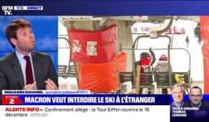 Story 2 : Emmanuel Macron veut interdire le ski à l'étranger - 01/12