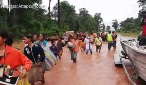 Un barrage s'effondre au Laos: des centaines de disparus