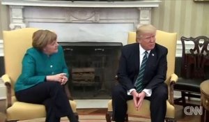 Le moment très gênant entre Merkel et Trump