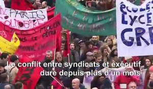 Retraites: paroles de manifestants à Paris