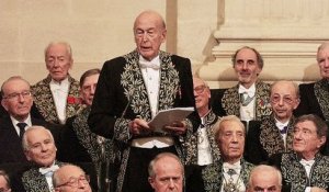 ARCHIVES - Quand Valéry Giscard d'Estaing réagissait à son élection à l'Académie française sur Europe 1