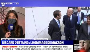 Emmanuel Macron rend hommage à Valéry Giscard d'Estaing, dont "le septennat transforma la France"