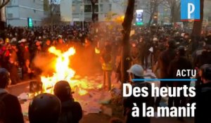 Manifestation contre la Loi sécurité globale : plusieurs incidents à Paris