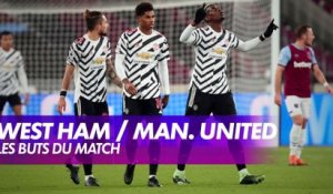 West Ham / Manchester United : les buts du match