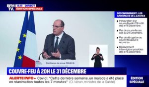 Jean Castex: "Le 31 décembre, le couvre-feu s'appliquera"