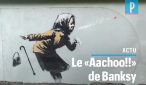 «Aachoo!!», le nouveau graffiti de Banksy sur la crise sanitaire