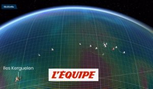 La carte 3D du 12 décembre - Voile - Vendée Globe
