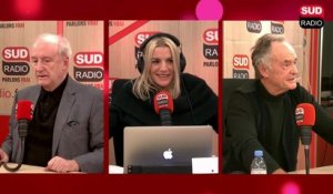 Hubert Védrine et Jean-Claude Casadesus dans « C’est Excellent, l’émission qui crée le lien » 