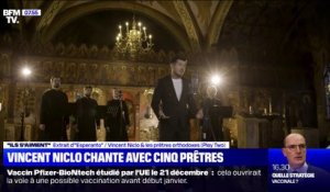 Vincent Niclo sort un album où il est accompagné de 5 prêtres orthodoxes