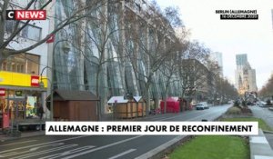 Allemagne : premier jour de reconfinement