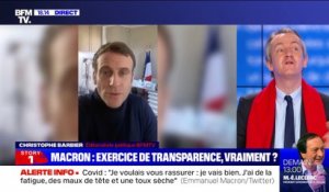 Story 3 : Je vais bien", rassure Emmanuel Macron sur son état de santé dans une vidéo - 18/12