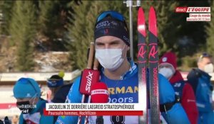 Jacquelin : « Objectif réussi » - Biathlon - CM (H)