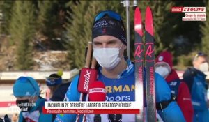 Jacquelin : « Objectif réussi » - Biathlon - CM (H)