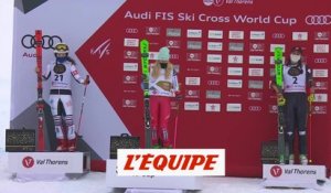 Grillet-Aubert sur le podium à Val Thorens - Skicross - CM (F)