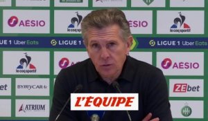 Puel : «Ce sont deux points de perdus» - Foot - L1 - Saint-Étienne