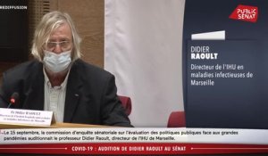 Commission Covid-19 : Le professeur Raoult droit dans ses bottes - Les matins du Sénat (20/12/2020)