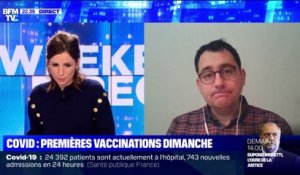 Covid: premières vaccinations dimanche - 25/12