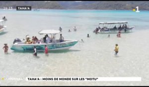 Taha'a : moins de monde sur les "motu"