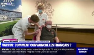 Pierre Jouanny, 2e soignant à avoir été vacciné, se sent "bien" au lendemain de son injection