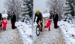 Belgique : la vidéo d'un cycliste bousculant une fillette avec son genou suscite l'indignation