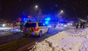 Dix blessés et des disparus après un glissement de terrain en Norvège