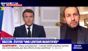 Sébastien Chenu: "Le président s'aime bien, aime bien ce qu'il fait et nous démontre qu'il est déconnecté de la réalité des Français"