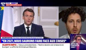 Julien Bayou à propos d'Emmanuel Macron: "Les discours sont verts mais les actes ne suivent pas"