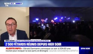 Rave party en Bretagne: pour Eric Diard, "l'autorité de l'État est complètement bafouée"