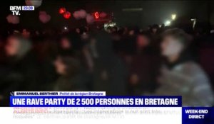 Rave party en Bretagne: le préfet de la région invite les participants "à quitter sans délai cette manifestation illégale"
