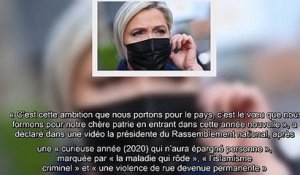 Marine Le Pen exprime le vœu de « remettre la France en ordre »