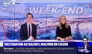 Vaccination au ralenti, Macron en colère - 03/01