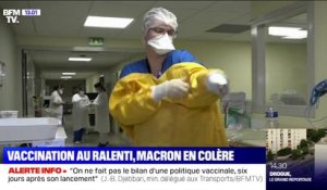 Covid-19: la colère d'Emmanuel Macron face à la lenteur de la campagne de vaccination en France
