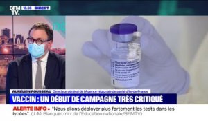 Aurélien Rousseau (directeur ARS Ile-de-France): "Nous aurons d'ici la fin du mois de janvier 2,6 millions de doses (…) pour vacciner plus d'un million de personnes"