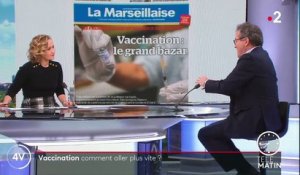 Covid-19 : "Le rythme de vaccination est exponentiel", assure Martin Hirsch (AP-HP)